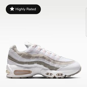 Nike Air Max 95 'Big Bubble' ~ White Pearl Grey IB6396-102 | Women's: 6 *NWOB